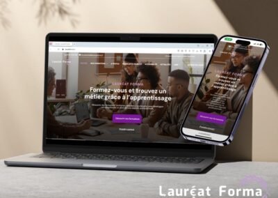 Refonte site vitrine – LAUREAT FORMA