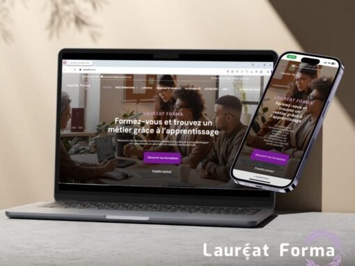 Refonte site vitrine – LAUREAT FORMA